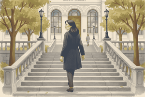 Woman walking up stairs comfortably after recovering knee mobility