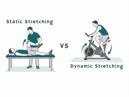 A stationary exercise bike centered in a minimalist, clean room with white brick-style walls and wooden floors, suitable for a home-based knee rehabilitation or fitness space.
